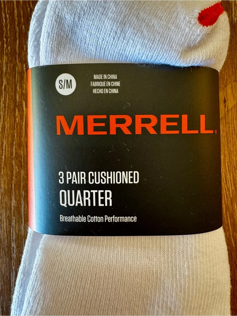 NIP 1 package of 3 pair Merrell cushioned ankle socks